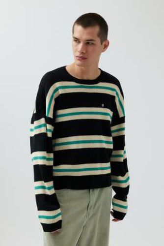 UO Shimmer Stripe Jumper - Black M at - Urban Outfitters - Modalova