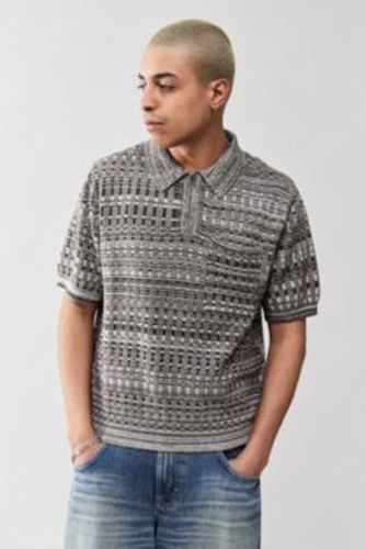 Skate Knit Polo - Brown S at Urban Outfitters - BDG - Modalova