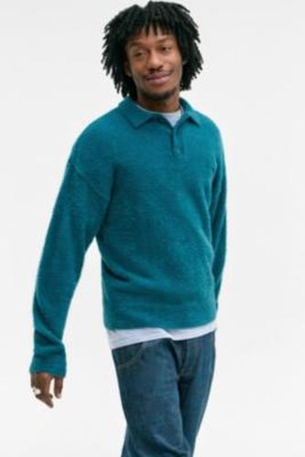 Iets frans. Teal Eyelash Polo Shirt - Teal S at Urban Outfitters - iets frans... - Modalova