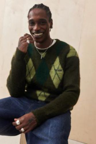 Argyle Knit Jumper - Green XS at Urban Outfitters - BDG - Modalova