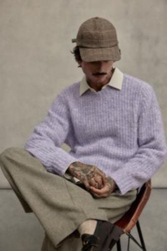 Lilac Ribbed Fluffy Jumper - Lilac XS at Urban Outfitters - Loom - Modalova