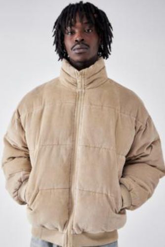 Tan Corduroy Puffer Jacket - S at Urban Outfitters - BDG - Modalova