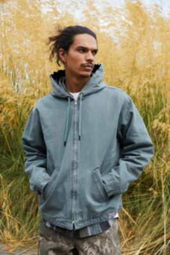 Rex Petrol Canvas Skate Hoodie - Turquoise 2XS at Urban Outfitters - BDG - Modalova