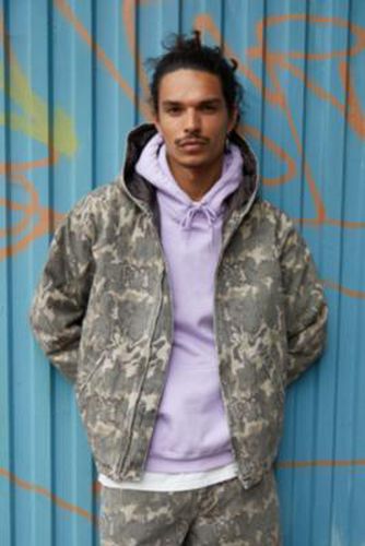 Rex Camo Canvas Skate Hoodie - Green ground M at Urban Outfitters - BDG - Modalova