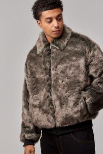 Billy Faux Fur Bomber Jacket - Brown M at Urban Outfitters - BDG - Modalova