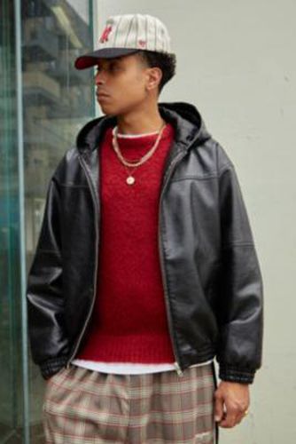 Silvio Faux Leather Skate Hoodie - 2XS at Urban Outfitters - BDG - Modalova