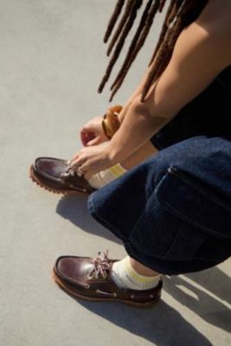 Burgundy Noreen Leather 3-Eyelet Lug Boat Shoes - UK 6 at Urban Outfitters - Timberland - Modalova