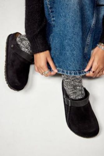 Black Lutry Premium Suede Slippers - Black UK 6 at Urban Outfitters - Birkenstock - Modalova