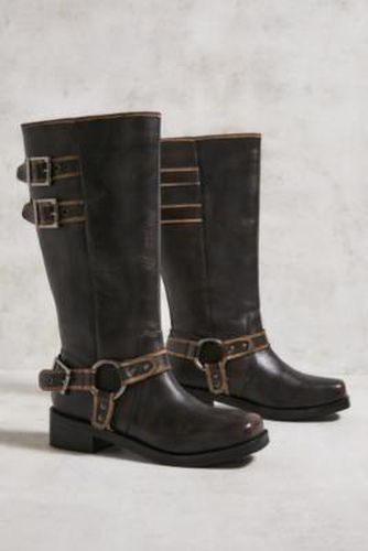 UO Brown Ryder Biker Boots - Brown UK 3 at - Urban Outfitters - Modalova