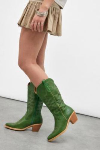 UO Exclusive Garland Leather Cowboy Boots - UK 4 at Urban Outfitters - ROC - Modalova