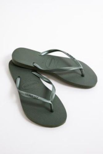 Olive Top Flip Flops - 39 at Urban Outfitters - Havaianas - Modalova