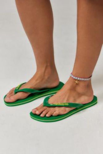 Green Brasil Flip Flops - Green 35 at Urban Outfitters - Havaianas - Modalova