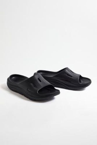 HOKA HOKA Black Ora Recovery Slide 3 Sandals - Black UK 11 at Urban Outfitters - HOKA® - Modalova