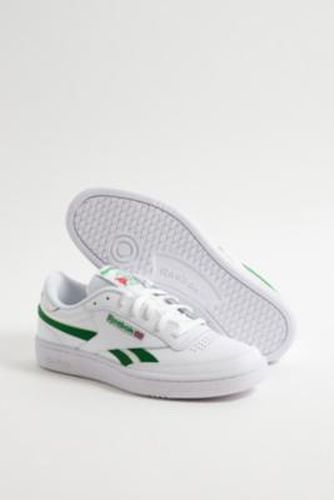 White & Green Club C Trainers - Ivory Shoe UK 8 at Urban Outfitters - Reebok - Modalova