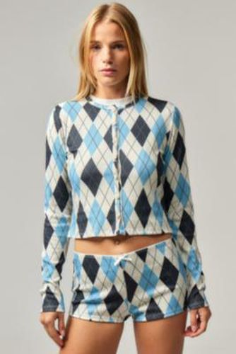 Argyle Shorts - Blue S at Urban Outfitters - Archive At UO - Modalova