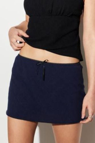 Navy Linen Mini Skirt - Navy 2XS at Urban Outfitters - Archive At UO - Modalova