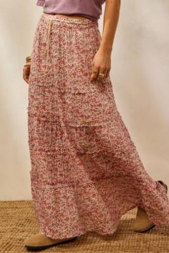 Floral Maxi Skirt - Pink M/L at Urban Outfitters - Archive At UO - Modalova