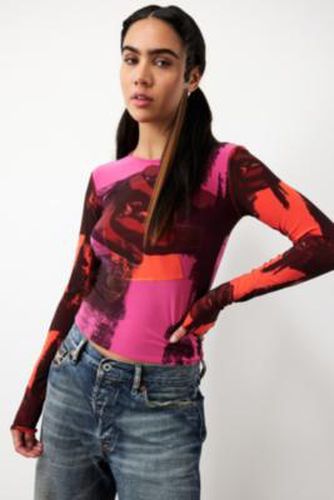 Kendrick Applique Long-Sleeved T-Shirt - XS at Urban Outfitters - Archive At UO - Modalova