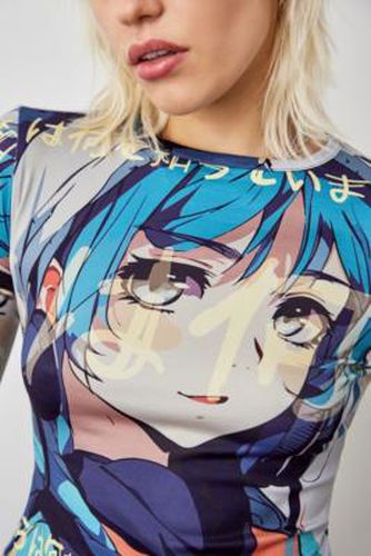 Anime Long Sleeve Top - Blue XS at Urban Outfitters - Archive At UO - Modalova