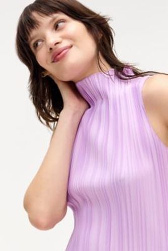 Lilac Plisse Tank Top - Lilac M at Urban Outfitters - Archive At UO - Modalova