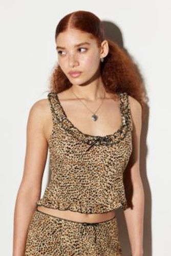 Austin Leopard Print Cami - Brown XS at Urban Outfitters - Archive At UO - Modalova