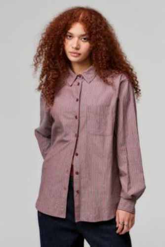 Stripe Long Sleeve Shirt - XS at Urban Outfitters - Archive At UO - Modalova