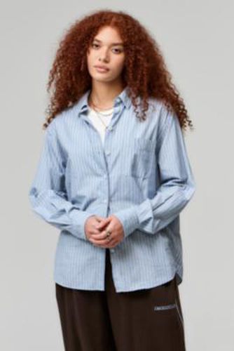 Blue Stripe Long Sleeve Shirt - 2XS at Urban Outfitters - Archive At UO - Modalova