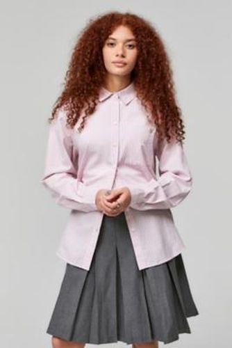 Pink Stripe Long Sleeve Shirt - Pink XS at Urban Outfitters - Archive At UO - Modalova