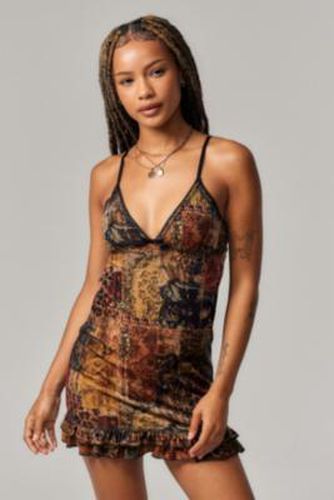 Patchwork Mini Dress XS at Urban Outfitters - Archive At UO - Modalova