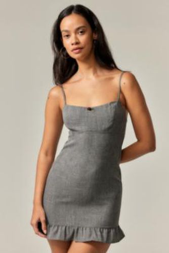 Faye Rosette Mini Dress - Grey XS at Urban Outfitters - Archive At UO - Modalova