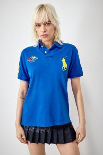 Vintage Blue Designer Polo Shirt - Blue S/M at Urban Outfitters - Urban Renewal - Modalova