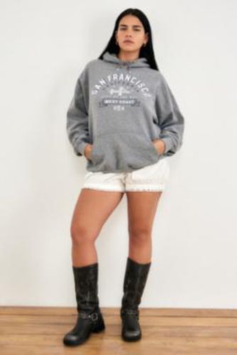 Vintage Grey Collegiate Hoodie - Grey S/M at Urban Outfitters - Urban Renewal - Modalova