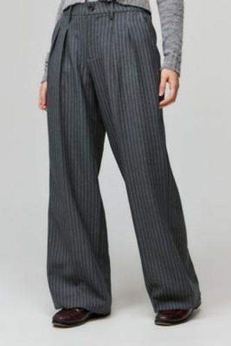 Pinstripe Ash Low Rise Wide Leg Trousers - XS at Urban Outfitters - Archive At UO - Modalova