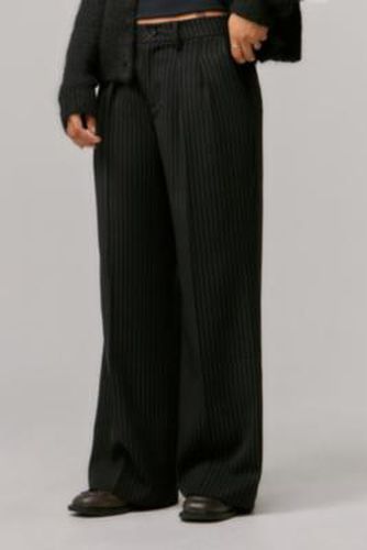 Pinstripe Ash Low Rise Wide Leg Trousers - 2XS Short at Urban Outfitters - Archive At UO - Modalova