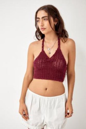 Vintage Red Crochet Cami Top - Red S at Urban Outfitters - Urban Renewal - Modalova