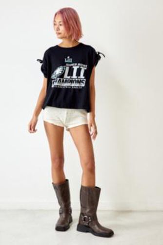 Remade From Vintage Black Graphic Bow T-Shirt - Black XS/S at Urban Outfitters - Urban Renewal - Modalova