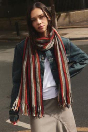 Vintage Stripe Scarf - Red at Urban Outfitters - Urban Renewal - Modalova