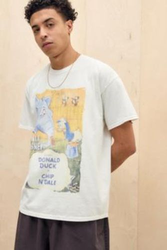 UO Donald Duck Poster T-Shirt - White S at - Urban Outfitters - Modalova