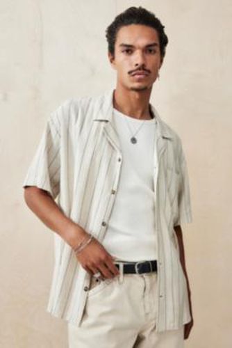 Stripe Elliot Linen Shirt - Beige S at Urban Outfitters - Archive At UO - Modalova