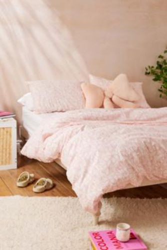 Pretty Bows Duvet Set - Pink King at - Urban Outfitters - Modalova