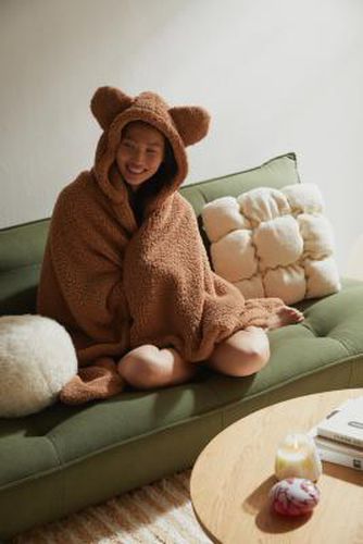 Brown Bear Ear Blanket - Brown ALL at - Urban Outfitters - Modalova