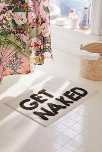 Badematte "Get Naked" In Schwarz-Weiß - Urban Outfitters - Modalova