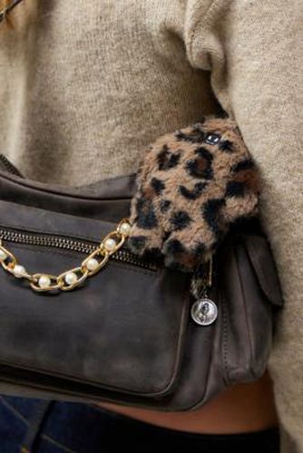 Betty Leopard Print Keyring - Brown ALL at - Urban Outfitters - Modalova