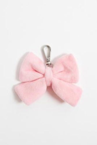 Plush Bow Keyring - Pink ALL at - Urban Outfitters - Modalova