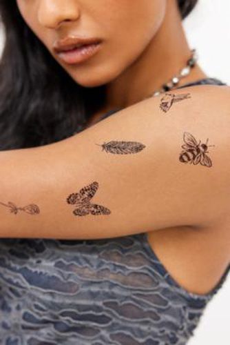 Mini Embroidered Temporary Tattoo Multipack ALL at - Urban Outfitters - Modalova