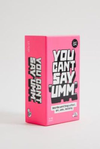 You Can't Say Umm Party Game - Pink ALL at - Urban Outfitters - Modalova