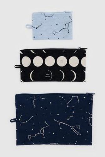 Nightsky Flat Pouch Set - Blue ALL at Urban Outfitters - BAGGU - Modalova