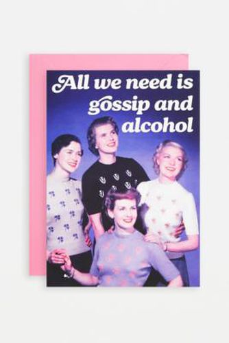 Grußkarte "All We Need Is Gossip" - Urban Outfitters - Modalova