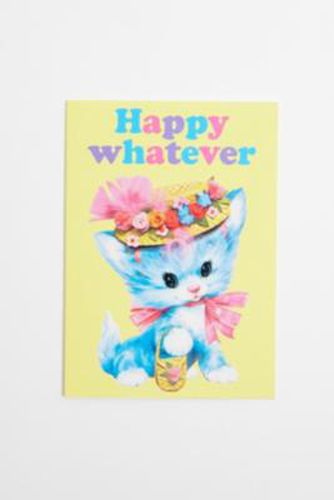 Happy Whatever Greetings Card - Yellow ALL at - Urban Outfitters - Modalova