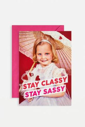 Stay Classy Greetings Card ALL at - Urban Outfitters - Modalova